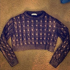 Cropped Zara sweater